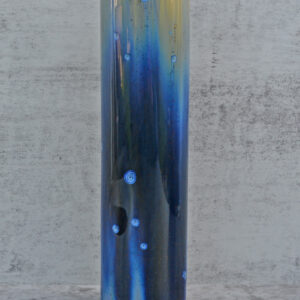 Cylinder Vase: Rising Tide Bubbles