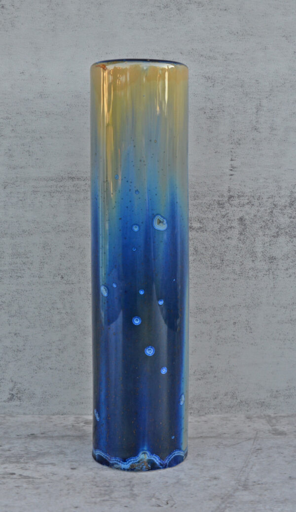 Cylinder Vase: Rising Tide Bubbles - Image 2