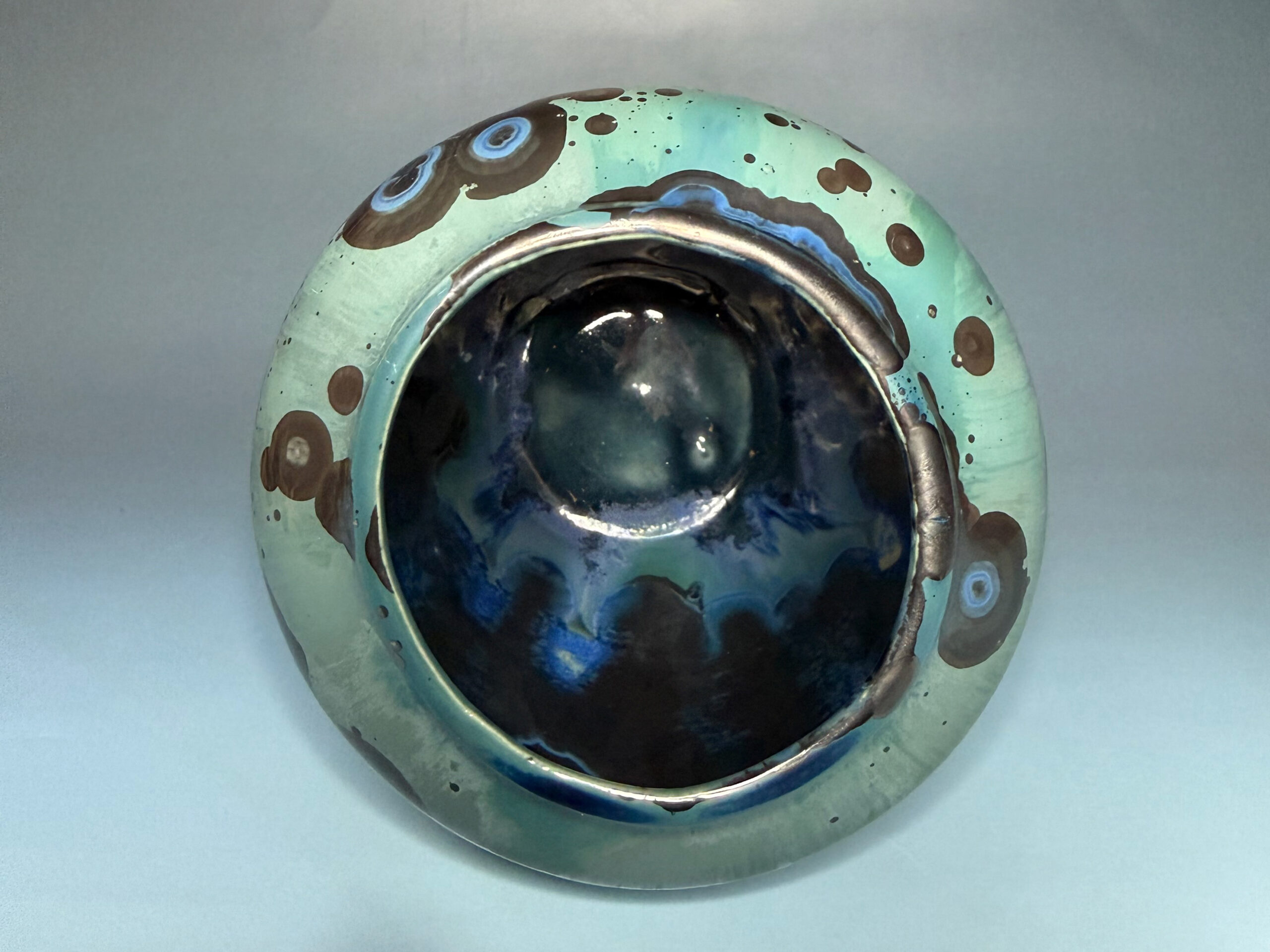 Galaxy Crystalline Glazed Classic Porcelain Flower Vase - Image 5