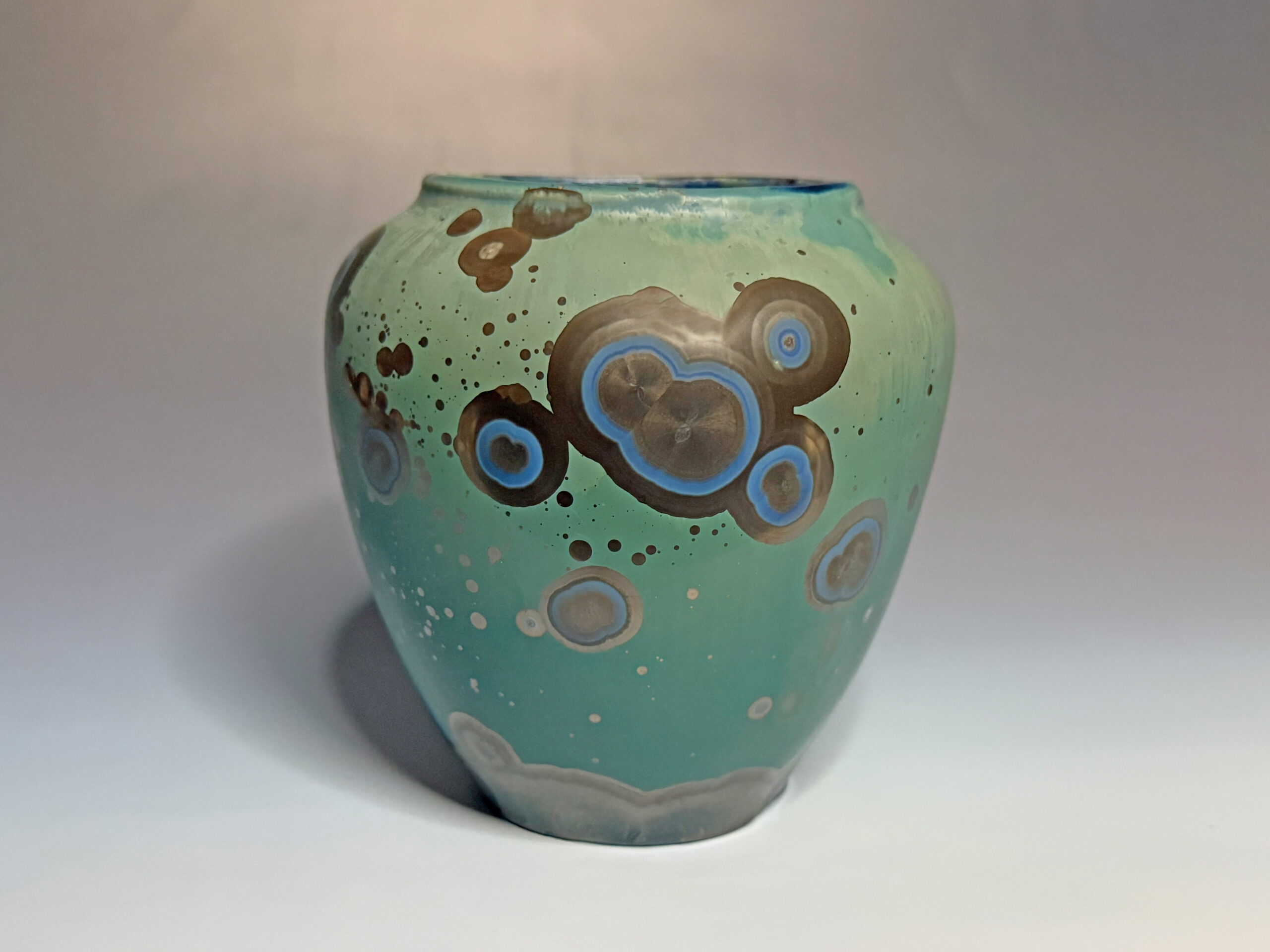 Galaxy Crystalline Glazed Classic Porcelain Flower Vase - Image 4