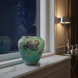 Galaxy Crystalline Glazed Classic Porcelain Flower Vase