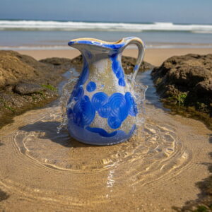 Summer Tide Crystalline Glazed Porcelain Jug